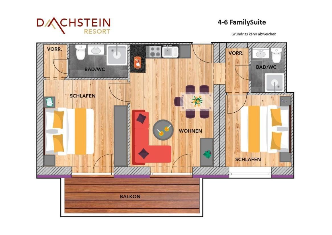 Apart- Und Wellnesshotel Dachsteinresort Russbach am Pass Gschütt Eksteriør bilde