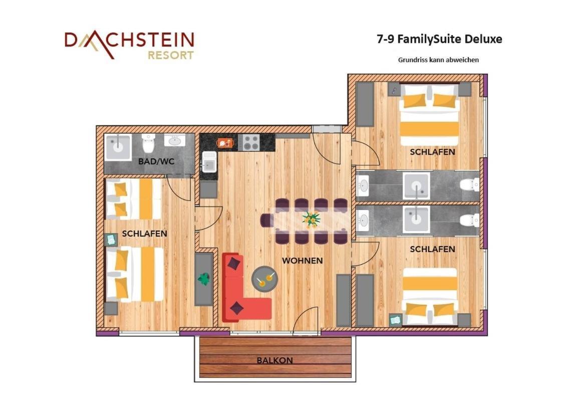 Apart- Und Wellnesshotel Dachsteinresort Russbach am Pass Gschütt Eksteriør bilde