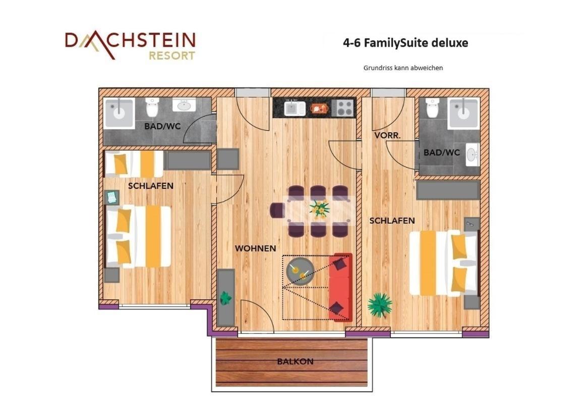 Apart- Und Wellnesshotel Dachsteinresort Russbach am Pass Gschütt Eksteriør bilde